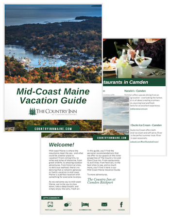 Mid Coast Maine Vacation Guide Free 20 Page Guide Camden Maine